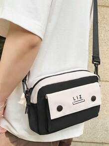 Crossbody Bag Men's Small Body Bag Coin Wallet Messenger Bag Simple Shoulder Bag College Bag Sling Bag - Multicolor - View 8