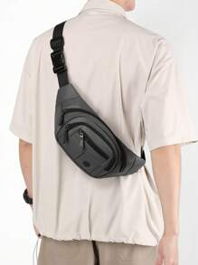 ceionkeust Unisex Fashion Practical Chest Bag, Multi-Function Phone Waist Bag, Casual Outdoor Hiking Lightweight Shoulder Bag, Cycling Travel Sports Crossbody Bag