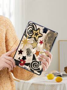 INS Style Flat Protective Case Compatible With IPad 10th Gen, IPad Air 4/5th 10.9-Inch, Compatible With Kindle Paperwhite 12th Gen 2024, Tab A7 Lite 8.7", S6 Lite 10.4 Inch, 4-Corner Drop Protection, Easy One-Handed Grip