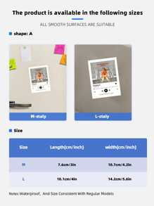1-6pcs Customized Song/Music Photo Stickers, Personalized Name Stickers, Custom Waterproof Vinyl Stickers For Laptop, Water Bottle, Phone Case, Product Decoration - Multicolor - View 2
