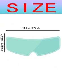 2 Piezas/set Visera Antilluvia + Antivaho Para Cascos De Motocicleta