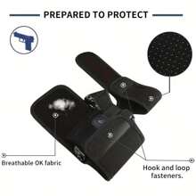 1pc Outdoor Tactical Magnetic Leg Holster, Hidden Design, Compatible With G42, G27, G26, S&W M&P Shield 9mm, Universal For Both Left And Right Legs