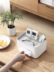 Caja de pañuelos multiusos para sala de estar, baño, mesita de noche, escritorio de oficina, etc. Decoración del hogar para el baño, organizador de baño, decoración de otoño, de vuelta a la escuela