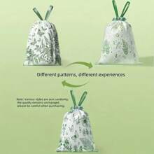 50pcs/Roll,Odor-Proof And Insect-Proof Tear-Free Trash Bags, Thickened With Automatic Drawstring, Suitable For Home Kitchen Use - Multicolor - View 6