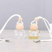 1 件 10ml 透明香水补充瓶，汽车吊坠瓶，汽车挂饰，香薰瓶，适用于香水、香薰、精油家居浴室装饰 - 無色 - 查看 1