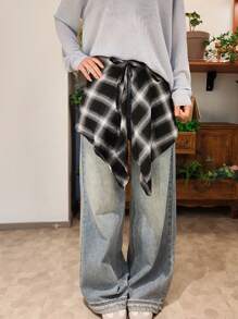 彩色对比复古格纹围裙系带舞蹈服装配饰 - 彩色 - 查看 5