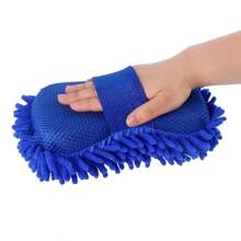 1pc Coral Shaped Car Cleaning Sponge Handheld Microfiber Detailing Brush, Car Washing Tool - one-size - View 9