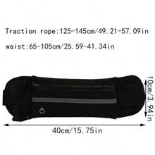 New Reflective Pet Running Waist Pack Leash, Elastic Dog Running Leash, Anti-Pulling & Short Lead