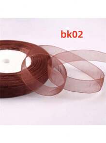 50 码/包,1.2 厘米宽彩色头带丝带,工艺圣诞面料蕾丝丝带,礼品包装绳,万圣节,万圣节装饰情人节 - 彩色 - 查看 39