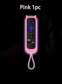 TV Remote Control Cover For Roku TV Remote/Roku Simple Remote/Roku Voice Remote (Not With Headphone Jack) For Office, Voice Remote Control Battery Cover, Glow-In-The-Dark Universal Silicone Case, Never Lose Battery Cover, Wide Compatibility, In Various Colors, Cover Can Glow In The Dark. Full Protection, Seamless - Multicolor - View 22