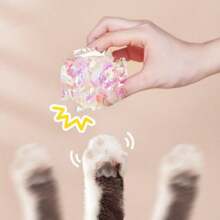 10/20 件 皱纹激光球闪亮反光猫/狗爱好者礼物和狗/猫妈妈喜爱的宠物玩具，适合猫爱好者和猫妈妈喜爱和小动物，互动声音皱纹玩具，适合主动玩耍和锻炼，有吸引力和乐趣