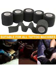 DQFART Wireless Tattoo Gun Kit, A Complete Tattoo Kit With Power Supply. Built-In Tattoo Machine, Battery Charging Compartment, Ink, Tattoo Needles And Various Tattoo Supplies. Suitable For Beginners And Artists