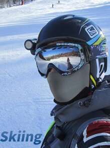 3 件套滑雪面罩，拉法帽，男女通用 - 滑雪、单板滑雪、摩托车和紫外线防护面罩，适用于户外气枪摩托车头罩头盔拉法帽头饰 - A - 查看 6