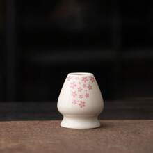 日本陶瓷抹茶茶筅架绿茶茶筅碗竹制搅拌器研磨器刷茶具架茶具配件茶具 - 彩色 - 查看 19