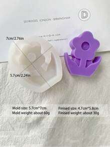 5-blättriger Tulpen Silikon-Formenbehälter, zart, leicht zu reinigen, speziell für Kerzengießen in großen Mengen entworfen! Selbstgemachte kreative Handwerkskunst, inspiriert von Gipsarbeit. Ideal für Kunstkurse zur Anregung der Kreativität. Tolles Geschenk zum Valentinstag, Muttertag, Kindertag, um Ihre Lieben zu überraschen.