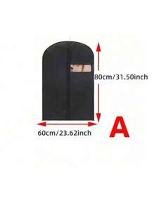 5pcs Dust-Proof Garment Cover Bag, Hanging Type Coat Clothes Dustproof Protector, For Long Coat, Suit, Jacket And Down Coat Storage, Home Use Decorations Decor Festival Decor Room Decor Home Decor Decor Bedroom Decor Decor, Room Decor, Decorations, Decorations, Decor, Decor, Decor, Decor, Storage, Organizer Dress Pants Shoes Jeans Boots Dress,Spring,Minimalist,Summer Tops