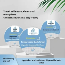 10 pièces de serviettes de bain jetables portables avec diverses spécifications, plus grandes et plus épaisses, avec un emballage indépendant. Conception en tissu non tissé antibactérien et hygiénique. Petit volume pour la poche, doux et agréable pour la peau, forte absorption d'eau. Convient pour les activités de plein air, les déplacements professionnels, la maison, la salle de gym, le bureau, les vacances et le camping. Serviettes, serviettes de bain, serviettes de toilette