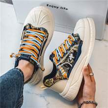 Men's New Thick-Soled Sneakers, Elevated Chunky Sneakers, Low-Top Outdoor Sports Shoes, Fashion Casual Non-Slip & Wear-Resistant, Lace-Up Comfortable Lightweight Versatile Sneakers