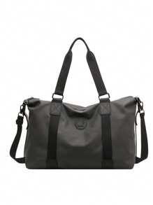 1 件旅行包男士单肩健身包周末包手提包大容量扩展带拉链商务旅行度假医院返校适合青少年夏季休闲户外运动或度假旅行或毕业礼物或生日礼服配饰 - 彩色 - 查看 15