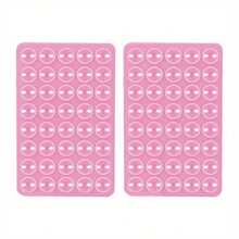 2pcs Solid Color 40pcs Double-Sided Silicone Suction Cup Phone Silicone Suction Cup Double-Sided Strong Silicone Suction Cup - Multicolor - View 17