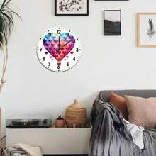 Globo aerostático de boda, reloj de pared silencioso, decoración de pared vintage, arte de pared, regalo para hombres