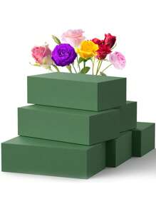 1/3pcs Floral Foam Bricks,Florist Flower Foam Green Blocks,Suitable For Flower Arrangement DIY,For Fresh And Artificial Flower Arrangements Crafts,Vase Fillers,Suitable For Wedding Decoration, Birthday Party Decoration, Home Decoration And Family Gathering, Garden Decoration, Table Centerpiece Decoration Gifts Graduation