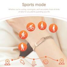 Elegante pulsera inteligente para mujer, con control remoto de cámara, contador de pasos, varios modos deportivos, dispositivo portátil inteligente, resistente al agua IP68, regalo perfecto para mujeres, regalo de cumpleaños romántico