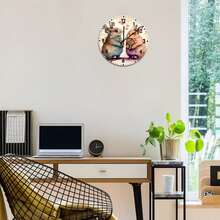 Wedding Rabbit Couple, 3D Wall Clock, Vintage Wall Decor, Local Warehouse, Funny Novelty Gift For Office - Mixed Colors - View 7