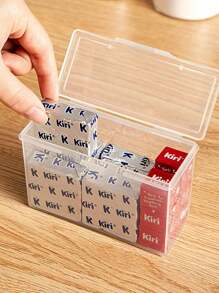 1 قطعة/5 قطع صناديق تخزين للثلاجة للحفاظ على الطازجة، حاوية تخزين طعام شفافة محمولة، مناسبة لتخزين الفواكه والجبن والصلصات، صندوق تغليف شرائح الجبن، صندوق جبن إعادة استخدام للثلاجة، مناسب للفواكه والخضروات والزبدة-أداة إنهاء ضرورية في المطبخ ، لوازم عودة للمدرسة