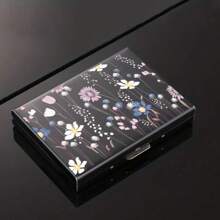 Portefeuille en métal en acier inoxydable pour femme ou homme, noir S pour femme, portefeuille pour homme, noir S pour femme, cadeau, petits cadeaux, cadeaux d'anniversaire, cadeau pour homme, porte-cartes, porte-cartes de visite, porte-cartes de crédit pour homme, mini portefeuille, porte-cartes, portefeuille Rfid