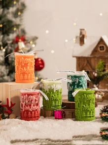 1pc New Miniature Tree Cylinder Silicone Candle Mold DIY For Festival Atmosphere Aromatherapy Desk Decor Accessory