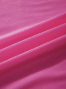 大码女式纯色圆领短袖休闲宽松T恤，带有海底世界元素图案，夏季