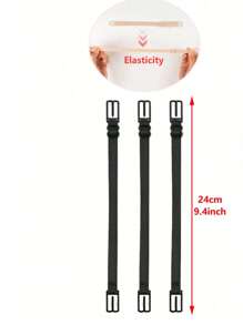 3 件套胸罩肩带防滑配件、胸罩肩带夹、可调节胸罩肩带固定器
