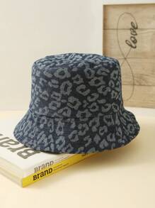 1pc Solid Color Casual Polyester Jacquard UV-Proof Reversible Bucket Hat, Fashionable & Versatile For Outdoor, All Season - Double-sided Bucket Hat - View 3