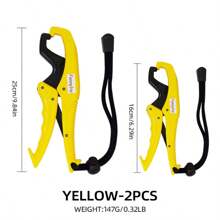 2pcs ABS Portable Floating Fish Lip Gripper Controller Fish Clips Fishing Clamp Grabber Fishing Plier SaltWater Accessory - Multicolor - View 8