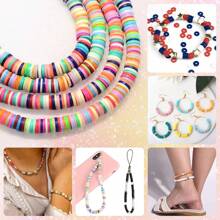 3 Boxes, 7,200pcs Deep Red & Purple Soft Clay Sheets With Gold & White Accessory Beads, Includes DIY Tools, Suitable For Making Handmade Accessories