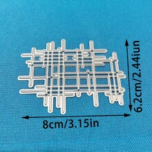Creative Geometric Pattern Metal Cutting Dies, DIY Scrapbooking Album And Embossing Stencil, Greeting Card Making Tool, Card Paper Cutting Crafts ,Gift Card Making Template Die Cuts