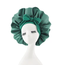 1pc Luxury Satin Silk Sleep Cap With Adjustable Drawstring - Lightweight Hair Care Sleep Bonnet, All-Night Comfort, Perfect For Long Curly Or Braided Hair - Premium Bathroom Accessory, Fashionable & Comfortable, Unisex Hair Care Product For Nighttime - A - View 16