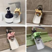 Extensor en forma de U para grifo - Material de plástico conveniente para el grifo del lavabo del baño