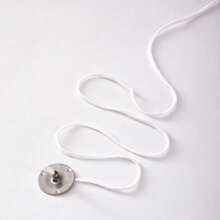 61 米卷棉质编织灯芯线轴蜡烛灯芯带 100 个油灯支架 DIY 手工蜡烛制作用品 - 白色 - 查看 6