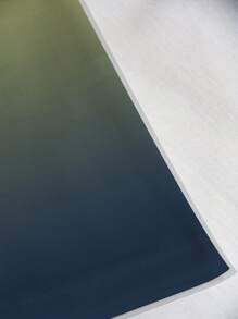 1 Bộ áo phông tay ngắn cổ chữ V màu gradient thường ngày cho nam và quần short, rất phù hợp cho mùa hè và tập thể dục, trang phục cỡ lớn - Nhiều màu - Xem 5