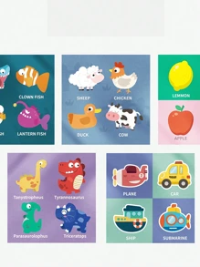 1 套婴儿玩具 - 纸巾盒玩具蒙特梭利婴儿柔软填充高对比度皱纹婴儿感官玩具，含 3 张音纸和 6 条围巾，男孩和女孩儿童早期学习礼物（配件颜色随机） - 查看 5