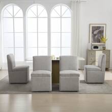 Esstisch und Stuhl Set, gepolsterte Esszimmerstühle 2 Stück drehbare Esszimmerstühle, Küchenrolle/Lagerung shu modern ï¿½white offizielle Halle ohne Unterstützung Stoffstühle, Lagerung Lagerung gepolsterte Esszimmerstühle