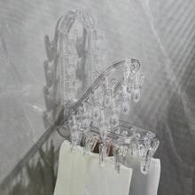 Clothes Hanger Suction Cup Folding Clothes Hanger No-Drill Household Drying Clothes Hanger Wall Hanging Bathroom Indoor Balcony Drying Socks