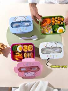 Custom High-Quality Takeout Portable Lunch Box, Plastic Bento Lunch Box, Large Capacity Lunch Box, Outdoor Lunch Box, Stylish Takeout Portable Meal Box