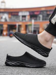 2025 春夏新款透气、舒适、轻便网眼男女通用一脚蹬凉鞋，男款/女款