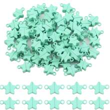 20pcs Magnetic Alloy Heart Shaped Keychains, Couple Set, Romantic Valentine's Day Small Gift, Key And Bag Charm - Star Magnetic Buckle - View 19