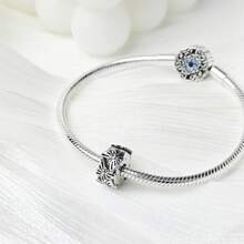 PARCOM Décoration en perles avec placage argent,série de pendentifs papillon DIY, convient comme accessoires pour bracelets et colliers, cadeau de bijoux parfait pour l'anniversaire d'amis, les fêtes