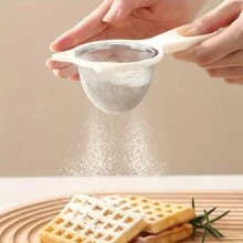 Fine Mesh Cat Shaped Colander With Plastic Handle, Metal Mesh Filter For Cooking, Food Preparation, Oil Removal, Juicing, Tea Filtration, Flour Screening, Soy Milk, Etc,Kitchen Accessories, A Must-Have Kitchen Tools Gift For Home Chefs, Space-Saving Storage For Kitchen Organizers , Christmas Kitchen Gifts Idea - Multicolor - View 5