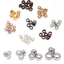 500 Pieces Stainless Steel Ball Crimp Beads, Suitable For DIY Jewelry Making Accessories